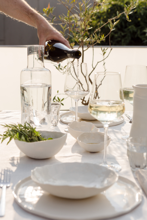 Sommer, Sonne, Terrasse und handgemachtes Porzellan @textpoterie